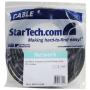 StarTech.com 25ft CAT6 Ethernet Cable - Black CAT 6 Gigabit Ethernet Wire -650MHz 100W PoE RJ45 UTP Network/Patch Cord Snagless w/Strain Relief Fluke Tested/Wiring is UL Certified/TIA (N6PATCH25BK)
