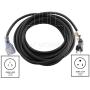 AC WORKS Heavy Duty Durable Extension Cord (50FT NEMA 5-20 20A 125V)