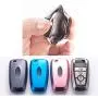 TPU Key Fob Cover Case Remote Holder Skin Protector for 2017 Ford Fusion F250 F350 F450 F550 2018 Edge Explorer (Silver)