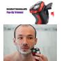 FARI Electric Shaver Razor for Men, Waterproof Shaving Razors with Pop-up Trimmer, Wet
