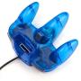 [New] 2 Pack Classic 64 Controller, iNNEXT Game pad Joystick for 64 - Plug & Play (Non PC USB Version) (Clear Blue/Clear Green)