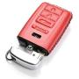Vitodeco Genuine Leather Smart Key Keyless Remote Entry Fob Case Cover with Key Chain for Acura RLX, Acura TLX, Acura ILX (4 Buttons, Red) Vitodeco Genuine Leather Smart Key Keyless Remote Entry Fob Case Cover with Key Chain for Acura RLX, Acura TLX, Acura ILX (4 Buttons, Red)