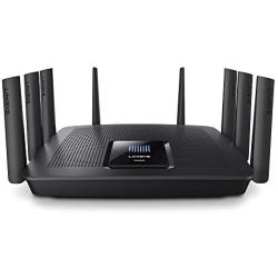 Linksys EA9500 Tri-Band Wi-Fi Router for Home (Max-Stream AC5400 MU-Mimo Fast Wireless Router), Black