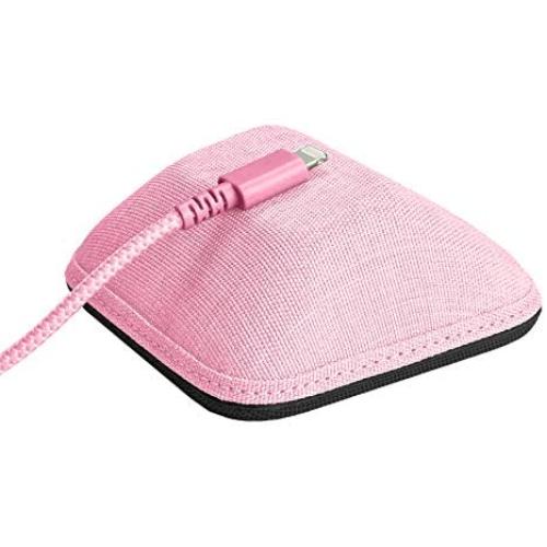 Smartish Cable Wrangler - Magnetic Cable Manager & Cord Organizer for Desk or Nightstand (Silk) - Im Blushing