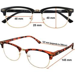 Computer Reading glasses Blue Light Blocking Reduce Eyestrain for Computer and Screens for Men and Women