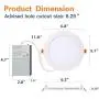 Amico 6 Pack 6 Inch 5CCT Ultra-Thin LED Recessed Ceiling Light with Junction Box, 2700K-5000K Selectable, 12W Eqv 110W, Dimmable Can-Killer Downlight, 1050LM High Brightness - ETL and Energy Star