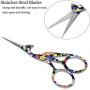 BIHRTC Pack of 2 Small Embroidery Scissors 4.5 Inch Bird Scissors Scissors Sewing Scissors Stainless Steel Sharp Scissors Shears for Cross Stitching Sewing Needlework Craft Office Needpoint