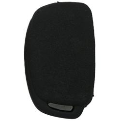 SEGADEN Granular Pattern Silicone Cover Protector Case Holder Skin Jacket Compatible with HYUNDAI ix45 Santa Fe Accent 3 Button Flip Remote Key Fob CV4111 Black