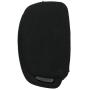 SEGADEN Granular Pattern Silicone Cover Protector Case Holder Skin Jacket Compatible with HYUNDAI ix45 Santa Fe Accent 3 Button Flip Remote Key Fob CV4111 Black