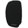 SEGADEN Granular Pattern Silicone Cover Protector Case Holder Skin Jacket Compatible with HYUNDAI ix45 Santa Fe Accent 3 Button Flip Remote Key Fob CV4111 Black
