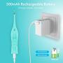 Dental Scaler Tooth Calculus Remover Electric Sonic Tooth Stains Tartar Tool, 3 Adjustable Modes, USB Charging, for Teeth Whitening Oral Hygiene,Green