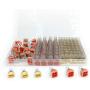 Push-In Wire Connectors Quick Connect Electrical 2-Port 50 Pcs + 4-Port 50 Pcs Push Wire Nuts Assortment