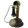 Opis 1921 Cable Model C: The Classic Candlestick Retro Telephone Made from Real Wood