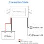Extractme DC Converter 12V to 5V 3A 15W DC USB Converter Buck Module, DC to DC Regulator Car Power Converter with 2 USB Output Power Adapter