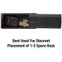 Master Lock 207D Magnetic Key Holder, 1-2 Key Capacity, Black