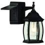 Addington Park 31847 Grace Collection 1-Light Traditional Outdoor Wall Sconce with Seeded Glass and 2 GFCi Built-In Outlets, Black Finish Addington Park 31847 Grace Collection 1-Light Traditional Outdoor Wall Sconce with Seeded Glass and 2 GFCi Built-In Outlets, Black Finish