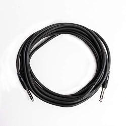 Senor Cable Instrument Cable | Instrument Cable Pack | Cable Instrument | Guitar Instrument Cable 18.6ft (Woven) Guitar Instrument Pack of 3 - Black