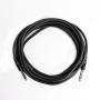 Senor Cable Instrument Cable | Instrument Cable Pack | Cable Instrument | Guitar Instrument Cable 18.6ft (Woven) Guitar Instrument Pack of 3 - Black