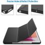 JETech Case for iPad 10.2-Inch (2020/2019 Model, 8th / 7th Generation), Auto Wake/Sleep Cover, Black
