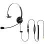Sinseng Cisco Telephone Headsets for Landline Phones with RJ9, Hands-Free Headset with Volume Control for Office Phone, Call Center Headphones with Noise Cancelling Microphone for Cisco Phone