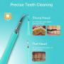 Dental Scaler Tooth Calculus Remover Electric Sonic Tooth Stains Tartar Tool, 3 Adjustable Modes, USB Charging, for Teeth Whitening Oral Hygiene,Green
