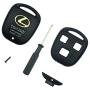 Not Needed for Cutting-Key Shell Replacement for Lexus ES300 ES330 GS300 GS400 GS430 GX470 IS300 LS400 LS430 LX470 RX300 RX330 RX350 RX400h RX450h SC430 Key Fob Cover with Screwdriver (Pack 1)