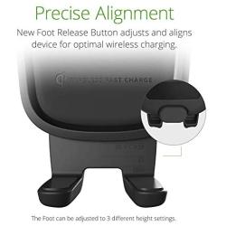 iOttie Wireless Car Charger Easy One Touch Wireless 2 Qi Charging Dashboard Phone Mount for iPhone, Samsung Galaxy, Huawei, LG, Smartphones