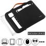 Ferkurn 11.6 Inch Laptop Sleeve Chromebook Bag Carrying with Handle Compatible with Chromebook R11, Mac Air 11 inch, MacBook Pro 13 inch, Chromebook 3100, Waterproof Computer case with Pocket, Black