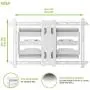 Kanto PDX650W Full Motion Articulating TV Wall Mount for 37-inch to 75-inch TVs | Low Profile with 22'' Extension | Integrated Cable Management | Swivel and Tilt Capable | White Kanto PDX650W Full Motion Articulating TV Wall Mount for 37-inch to 75-inch TVs | Low Profile with 22'' Extension | Integrated Cable Management | Swivel and Tilt Capable | White