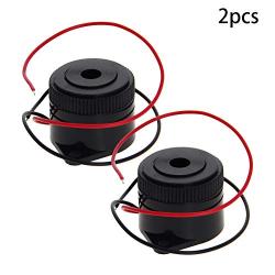 Fielect DC 12V 90dB Active Electronic Buzzer Alarm Sounder Continuous Sound Beep Speaker 2.32x0.95cm 2Pcs