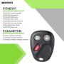 SCITOO Compatible with 1PC 3 Buttons New Replacement Keyless Entry Remote Control Car Key Fob fit LHJ011 03-07 Saturn Pontiac GMC Chevrolet Hummer Cadillac