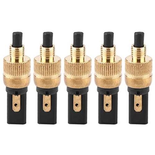 Gorgeri 5pcs Brake Light Switch, for BMW Ducat, Motorbike, ATV, Sport Dirt Pit, Electric Bike Interrupteur Moto, 6mm Copper Motorcycle Stoplight Tailight Front Rear Brake Clutch Switch Plug