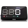 Pyle Universal 3.5’’ Car HUD - Head-Up Display Multi-Color Windshield Screen Projector Vehicle Speed & GPS Navigation Compass, Plug & Play - (PHUD12)