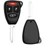 Key Fob Entry Remote Fit for Chrysler 300 2005-2007, Aspen 2007-2009, Dodge Charger 2006-2007, Durango 2007-2009, Jeep Commander 2006-2007, Grand Cherokee 2005-2007 (KOBDT04A, OHT692427AA)