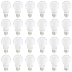 Amazon Basics 60W Equivalent, Daylight, Non-Dimmable, 10,000 Hour Lifetime, A19 LED Light Bulb | 24-Pack