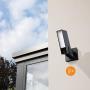 Netatmo Smart Outdoor Security Camera with 105-dB Siren, Wi-Fi, Integrated Floodlight, Movement Detection, Night Vision, Without Fees, NOC-S-US