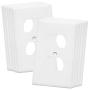 ENERLITES - FBA_8821-W Enerlites Duplex Wall Plates Kit , model 8821-W Home Electrical Outlet Cover, 1-Gang Standard Size, Unbreakable Polycarbonate Material, White - 10 pack