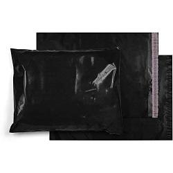 Poly mailers 6x9 Poly Bags 6 x 9. Mailers 3.2 mil. Pack of 50 Black Bags by Amiff. Black Poly envelopes. Self Sealing Mailer. Packaging & Shipping envelopes.