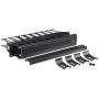 Leviton 492RU-HFR Horizontal Cable Management, 2RU, 3-inch by 3-inch Front and 2-inch by 4-inch Rear