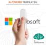 Cheetah CM Smart Instant Language Translator Device (White) Portable Foreign Language Real-Time 2-Way Translations [Support 42 Languages/Voice Operated]