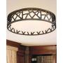 LED Flush Mount Ceiling Light 2 Pack, VICNIE 14 Inch 20W Dimmable Round Deco Lighting Fixture Oil Rubbed Bronze Finished,1400 Lumens 3000K Warm White, ETL Listed Metal Body White Acrylic Lampshade