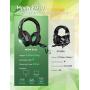 Mpow EG10 Gaming Headset for PS4, PC, Xbox One,Switch -7.1 Surround Sound Headset with Microphone,Noise Cancelling,LED Light,Soft Earmuffs,Gaming Headphone with Microphone for PC Headset,Ps4 Headset