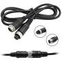 Hxchen 1M/3FT Car 4-Pin Aviation Video Extension Cable for CCTV Rearview Camera Truck Trailer Camper Bus Motorhome Vehicle Backup Monitor Waterproof Shockproof System