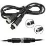 Hxchen 1M/3FT Car 4-Pin Aviation Video Extension Cable for CCTV Rearview Camera Truck Trailer Camper Bus Motorhome Vehicle Backup Monitor Waterproof Shockproof System