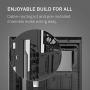 NZXT H510 - CA-H510B-W1 - Compact ATX Mid-Tower PC Gaming Case - Front I/O USB Type-C Port - Tempered Glass Side Panel - Cable Management System - Water-Cooling Ready - White/Black