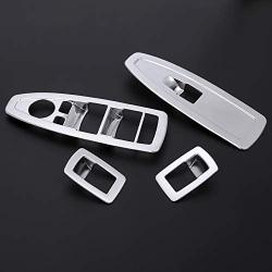 YUECHI for BMW X1 F48 2016 2017-2018,X2 F47 2018 Car Accessories Interior Decorative ABS Window Switch Panel Cover Trim