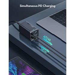 USB C Charger, RAVPower 65W 4-Port Desktop USB Charging Station with 2 USB C Ports + 2 USB A Ports for MacBook Pro/Air, Dell XPS 13, iPad Pro, iPhone 12 Mini Pro Max, Nintendo Switch, Galaxy and More