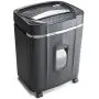 Aurora Professional Grade 14-Sheet Micro-Cut Shredder & SL16 Professional Grade Synthetic Shredder Oil, 16 Oz Flip-Top Leak Proof Bottle