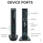 Plugable USB 3.0 Universal Laptop Docking Station Dual Monitor for Windows and Mac (Dual Video: HDMI and DVI/VGA/HDMI, Gigabit Ethernet, Audio, 6 USB Ports)