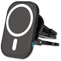 UPNEXT iPhone 12 Magnetic Car Mount | iPhone Car Charger Apple | Wireless Car Charger Mount | Compatible with MagSafe Car Mount (Black)
